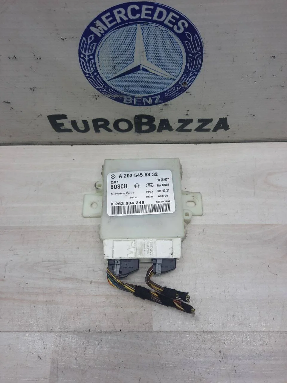 Блок управления парктроников Mercedes W203