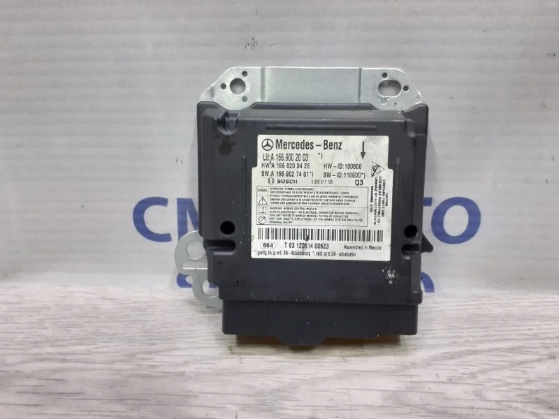 Блок управления AIR BAG Mercedes-Benz Ml A1669002003 W166 3.0TD