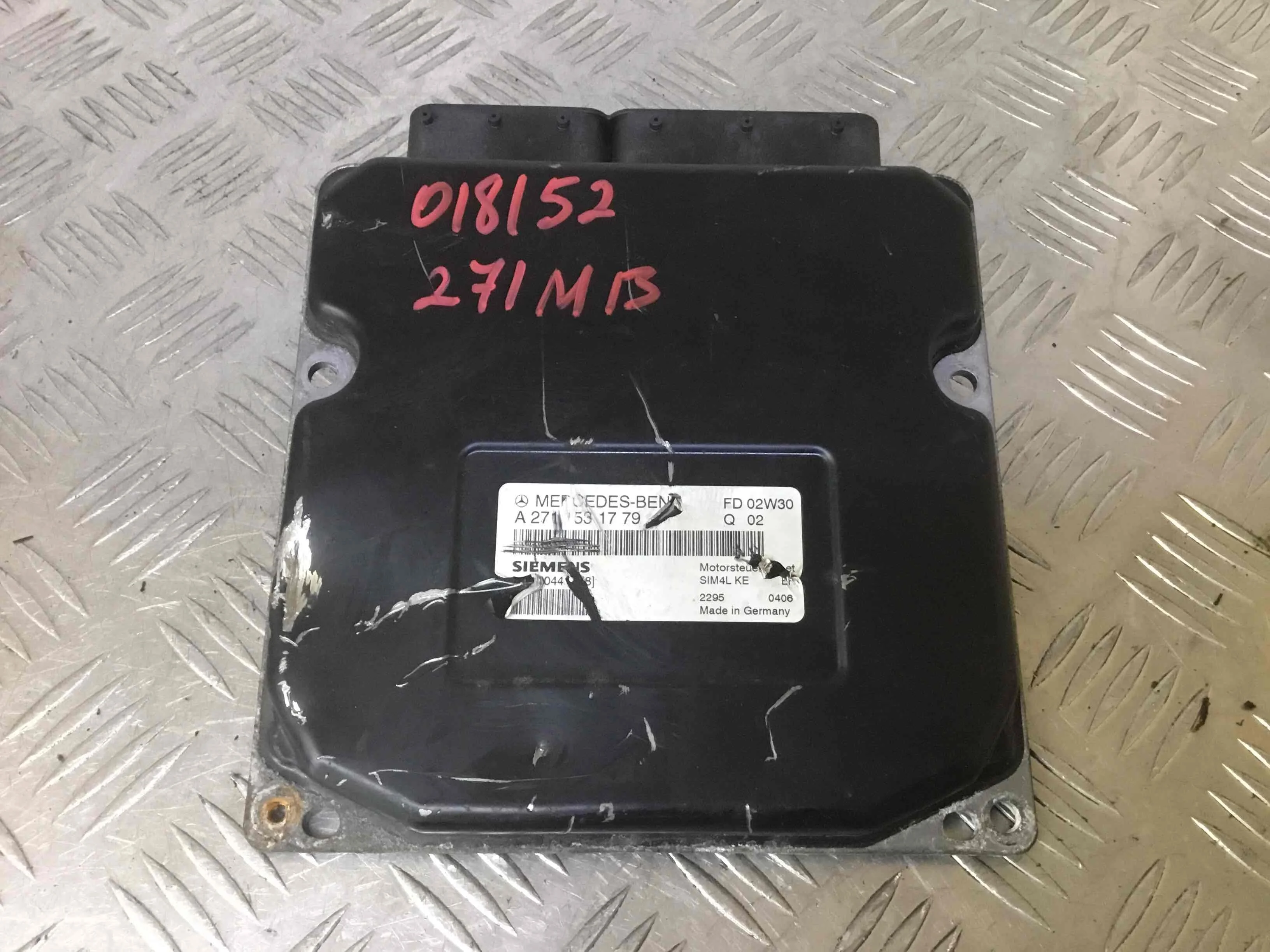 Блок управления двигателем Mercedes C-klasse W203/S203/CL203 (2000-2004) бензин 1.8 Kompressor Автомат Седан