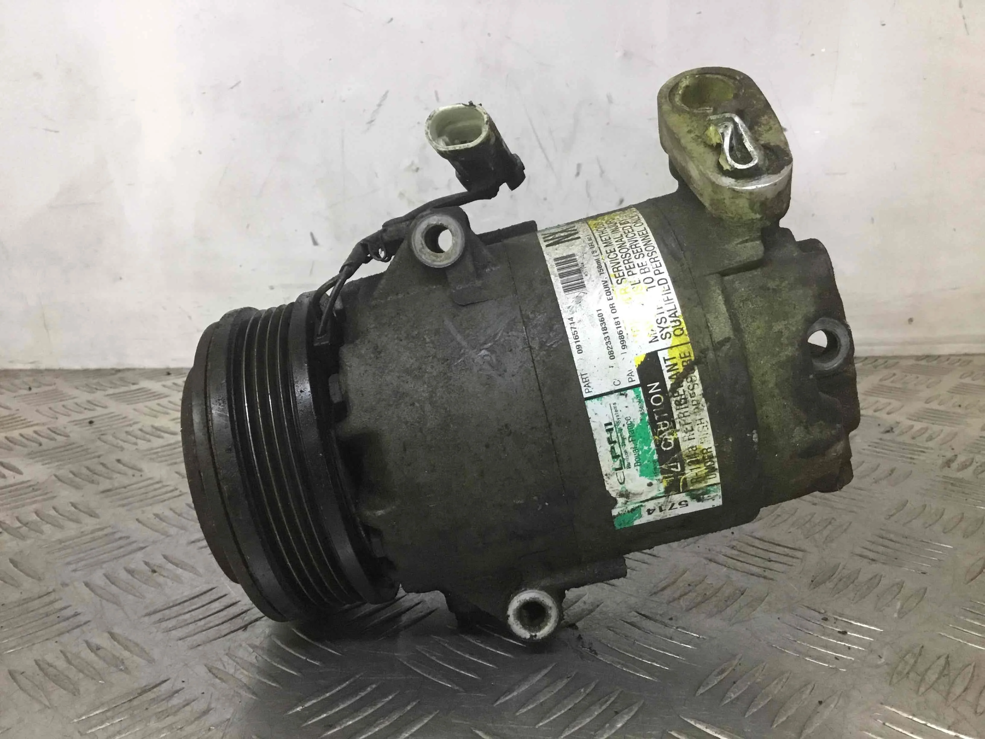 Компрессор кондиционера Opel Meriva 1 поколение 2002 - 2006 бензин 1.6 i Механика Х/б
