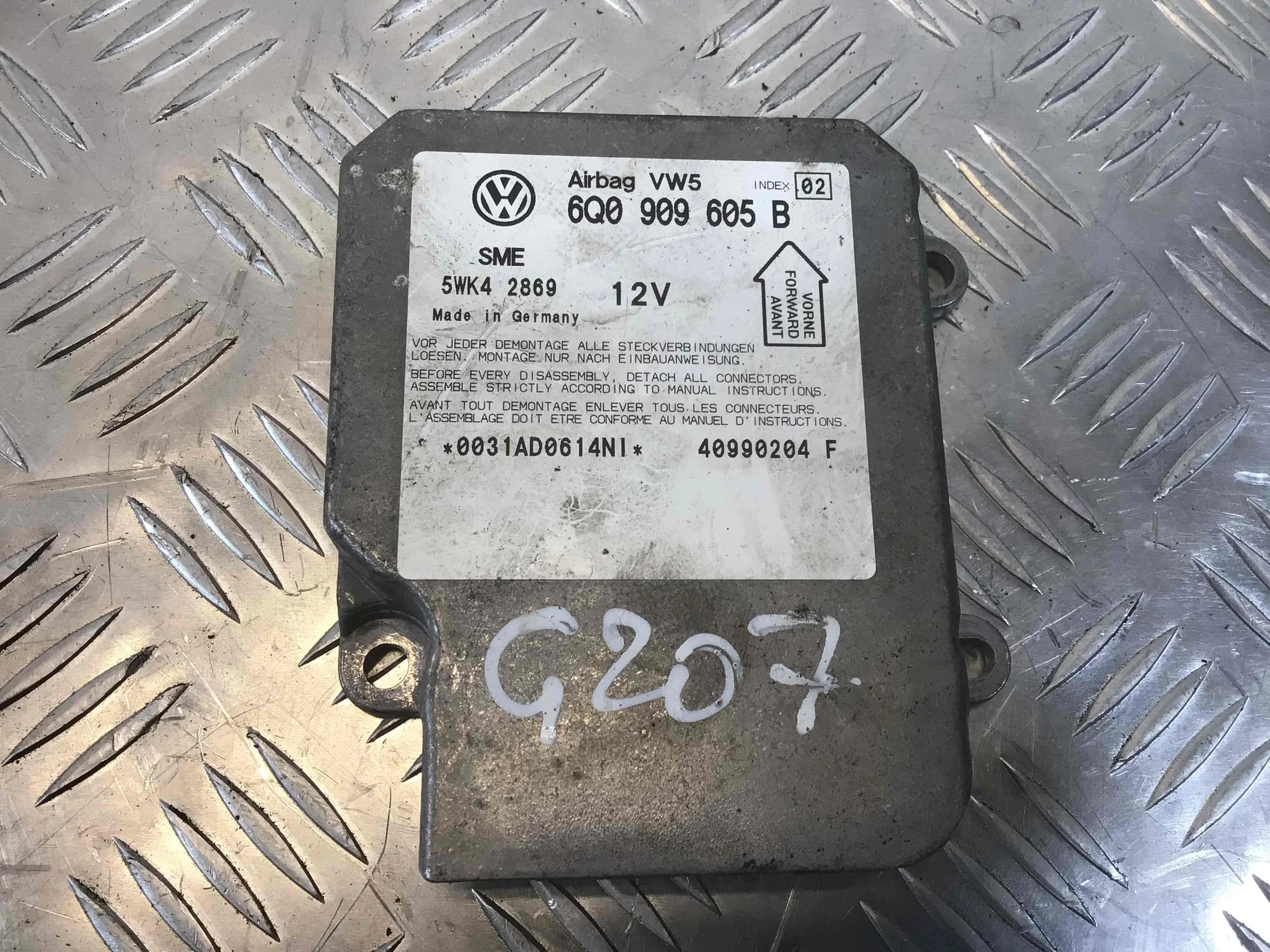 Блок AirBag Volkswagen Passat B5 (1996-2000) бензин 1.6 i Механика Седан