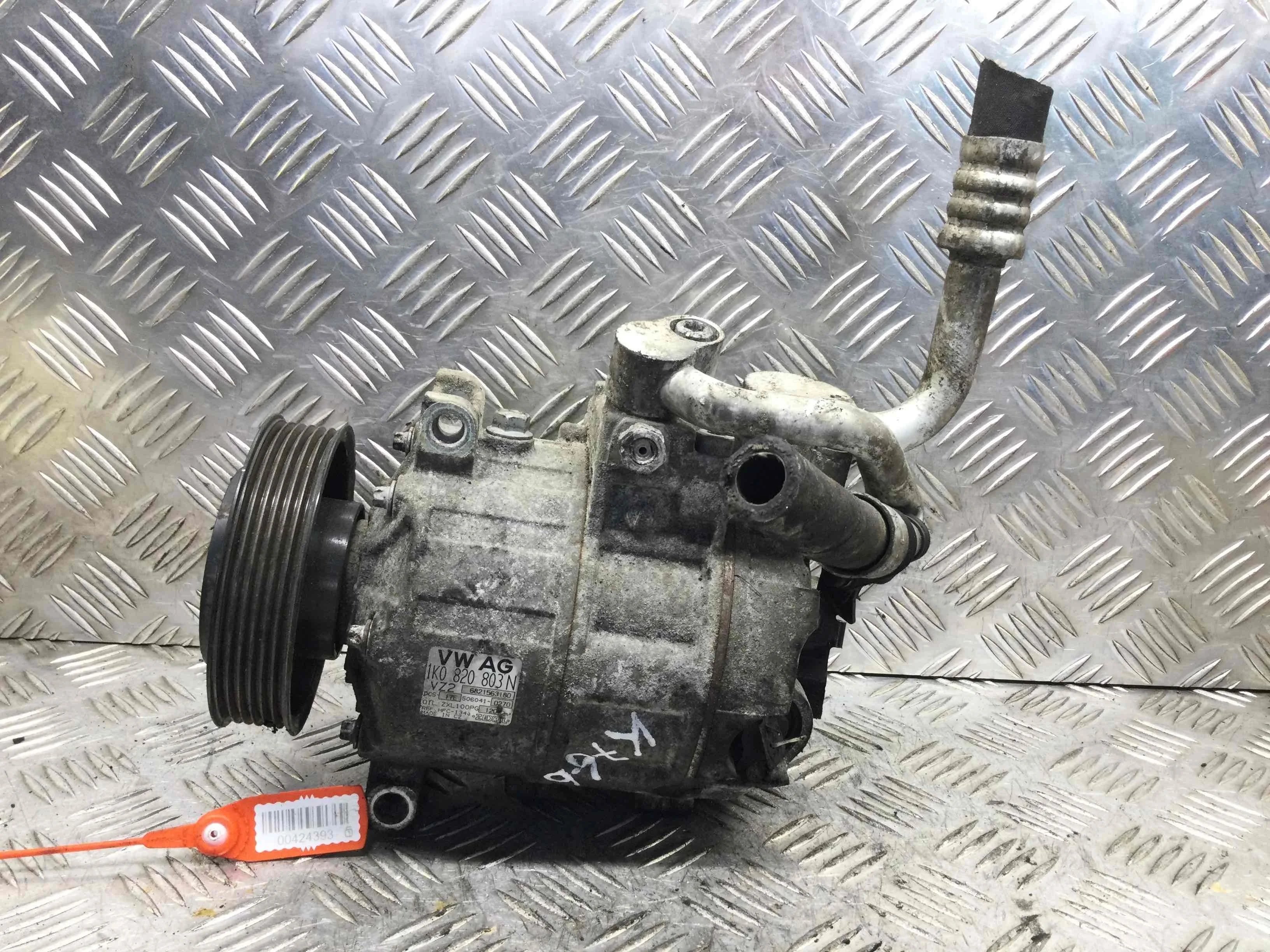 Компрессор кондиционера SEAT Altea 1 поколение (2004-2009) дизель 1.9 TDI Механика Х/б