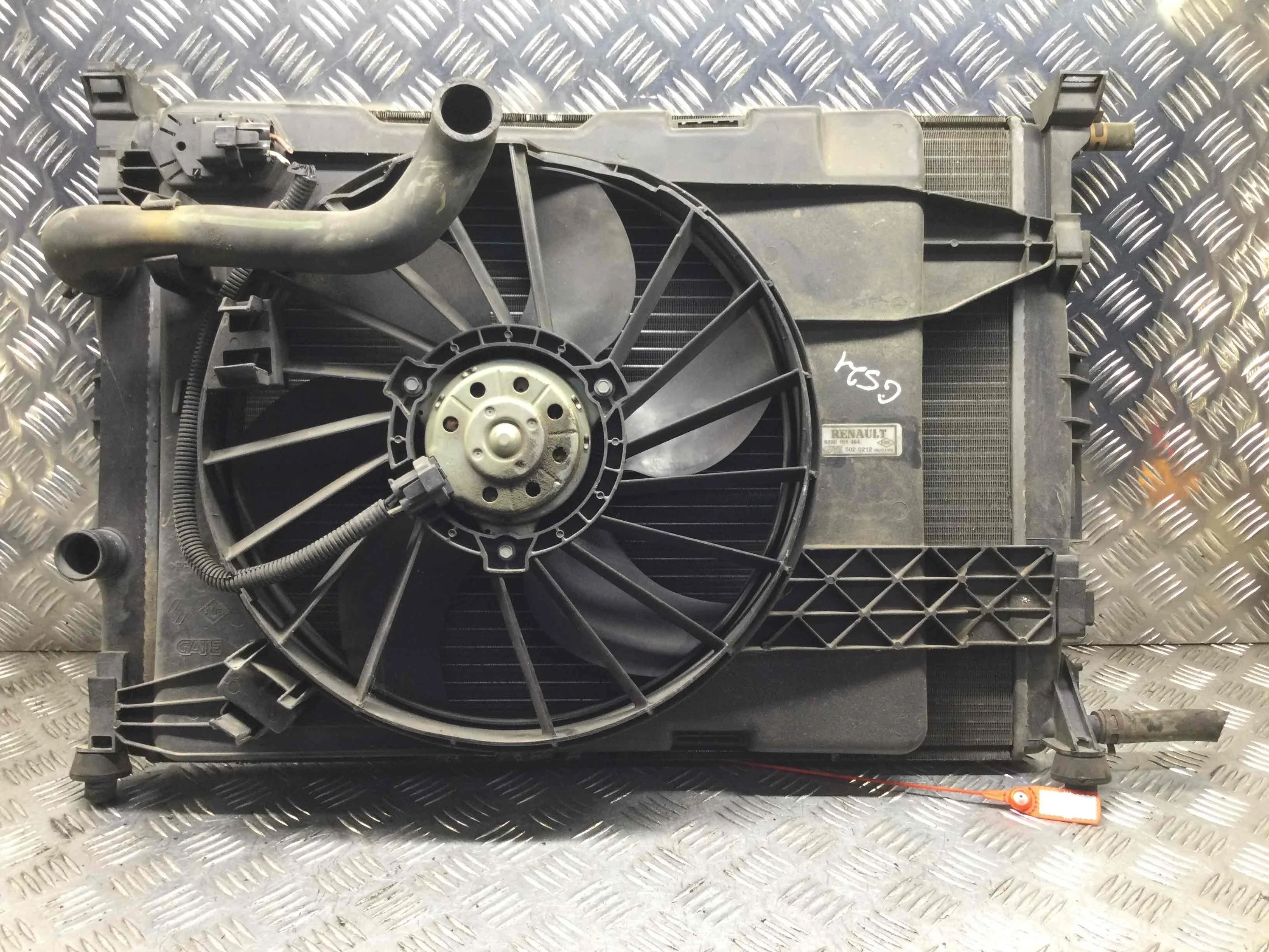 Радиатор (основной) Renault Megane Megane II (KM,LM) 2003 - 2009 бензин 2.0 i Механика Х/б