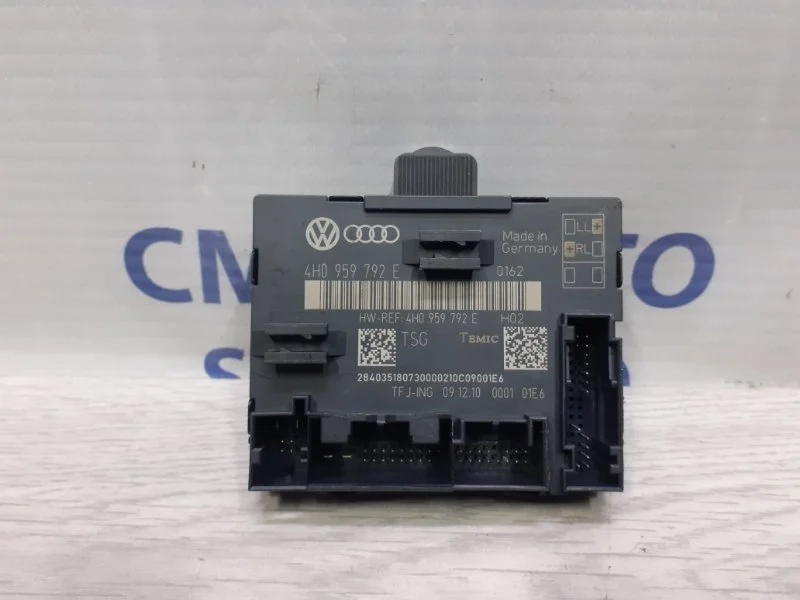 Блок управления двери Audi A8 2011 4H0959792E D4 4.2 CDR