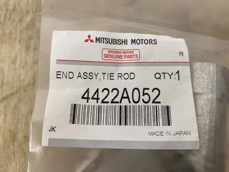 Наконечник рулевой MITSUBISHI LANCER 10, ASX, OUTLANDER XL, 3 2007 2008 2009 2010 2011 2012 2013 2014 2015 2016 2017 2018 2019 2020 2021 2022 2023 CY1A, CY2A, CY3A, CY4A, CY6A, CY8A, CY9A, CZ4A, CX1A, CX2A, CX3A, CX4A, CX6A, CX8A, CX9A