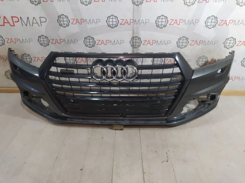 Бампер с решеткой радиатора Audi Q7 4M 2015-Нв