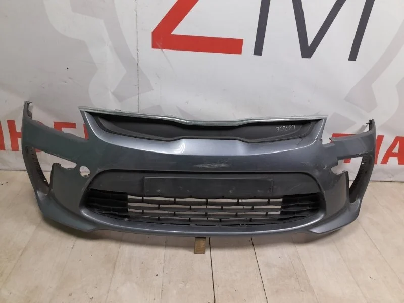 Бампер с решеткой радиатора Kia Rio 4 FB 2016-2020