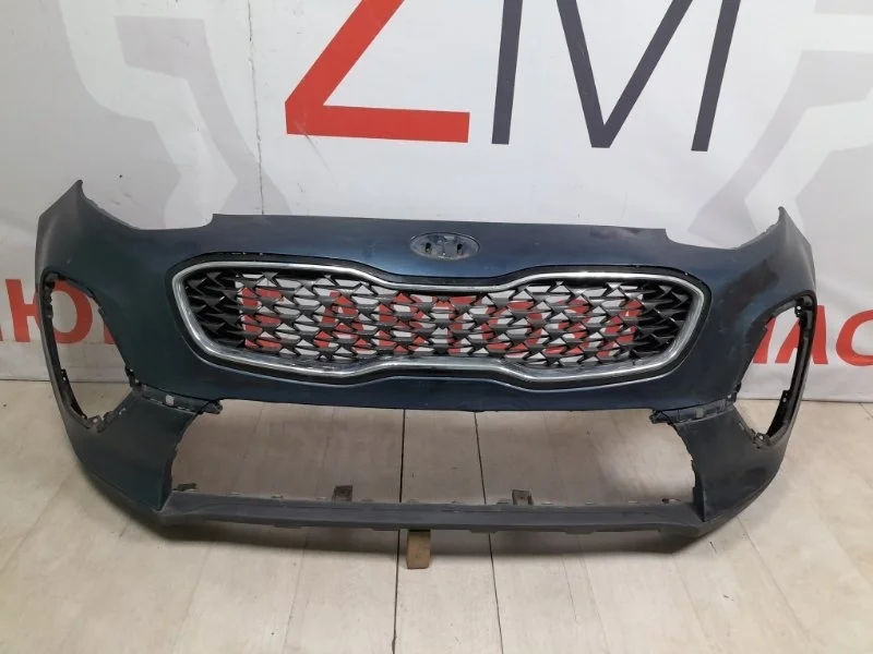 Бампер с решеткой радиатора Kia Sportage 4 QL