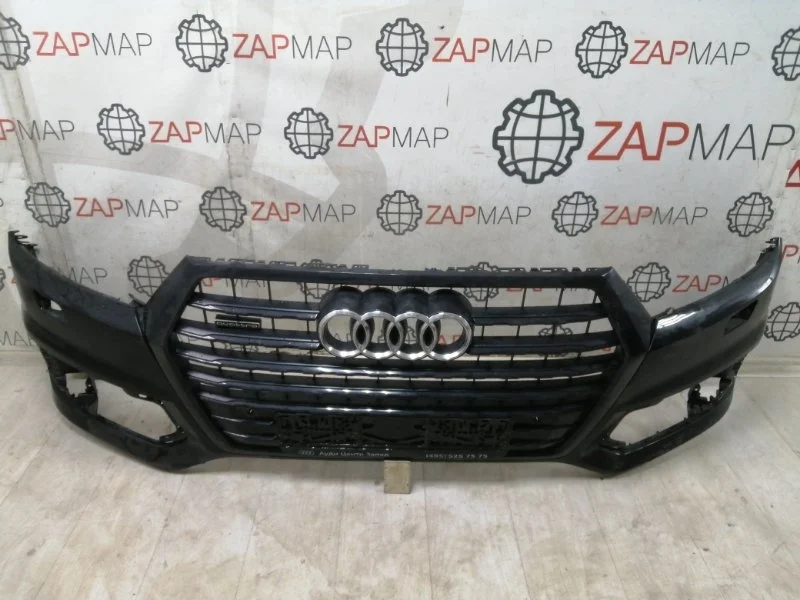 Бампер с решеткой радиатора передний Audi Q7 4M
