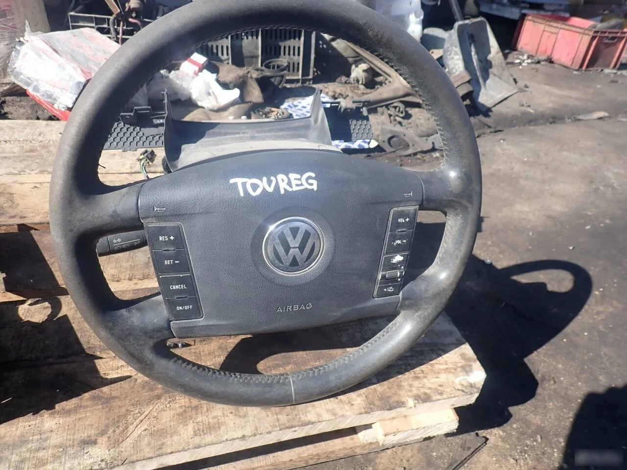 Подушка руль VW Touareg 2002-2010