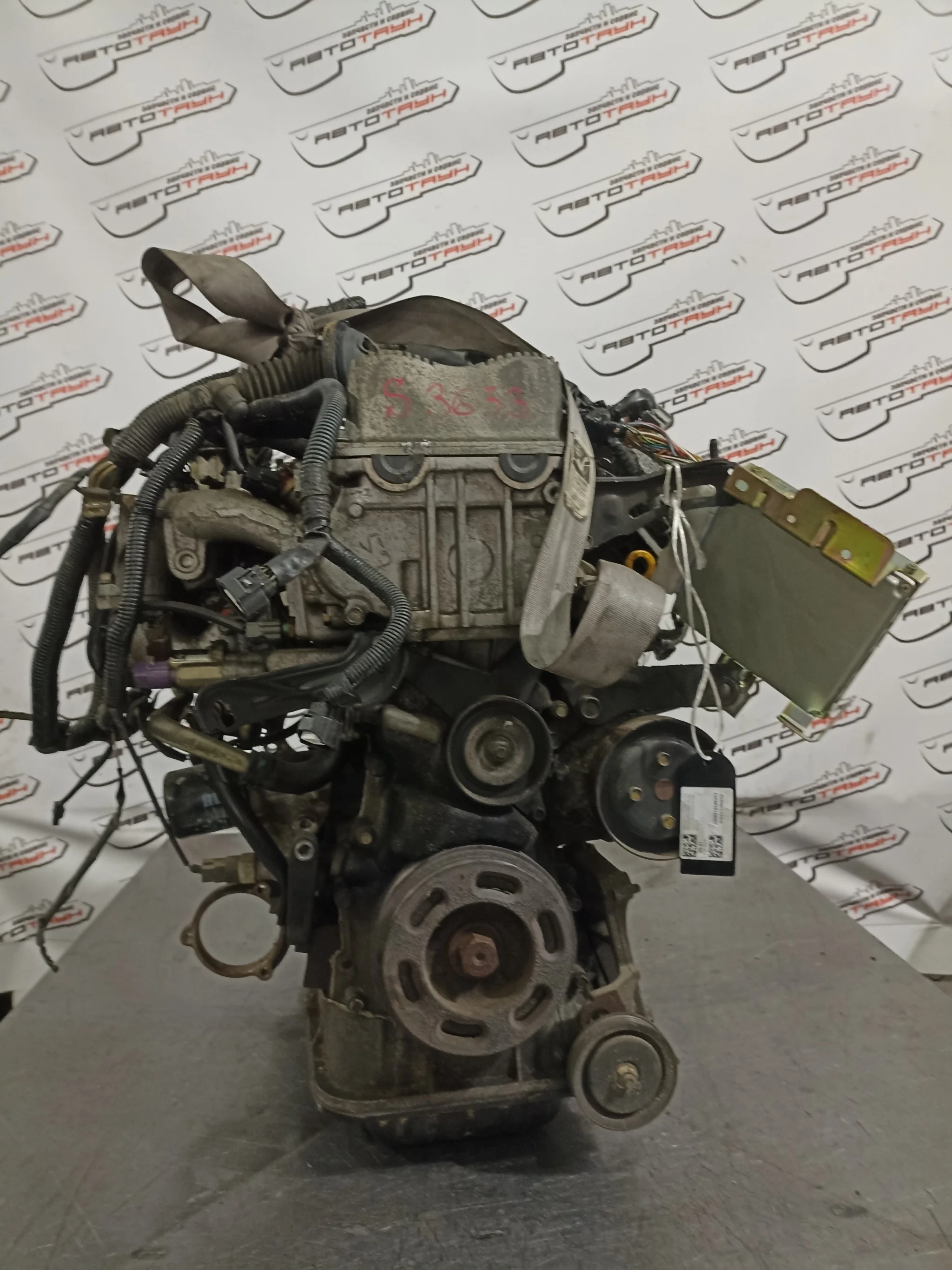 Двигатель NISSAN KA24-DE BASSARA PRESAGE JU30 U30 2WD 1010BAD550 S3633-210657U