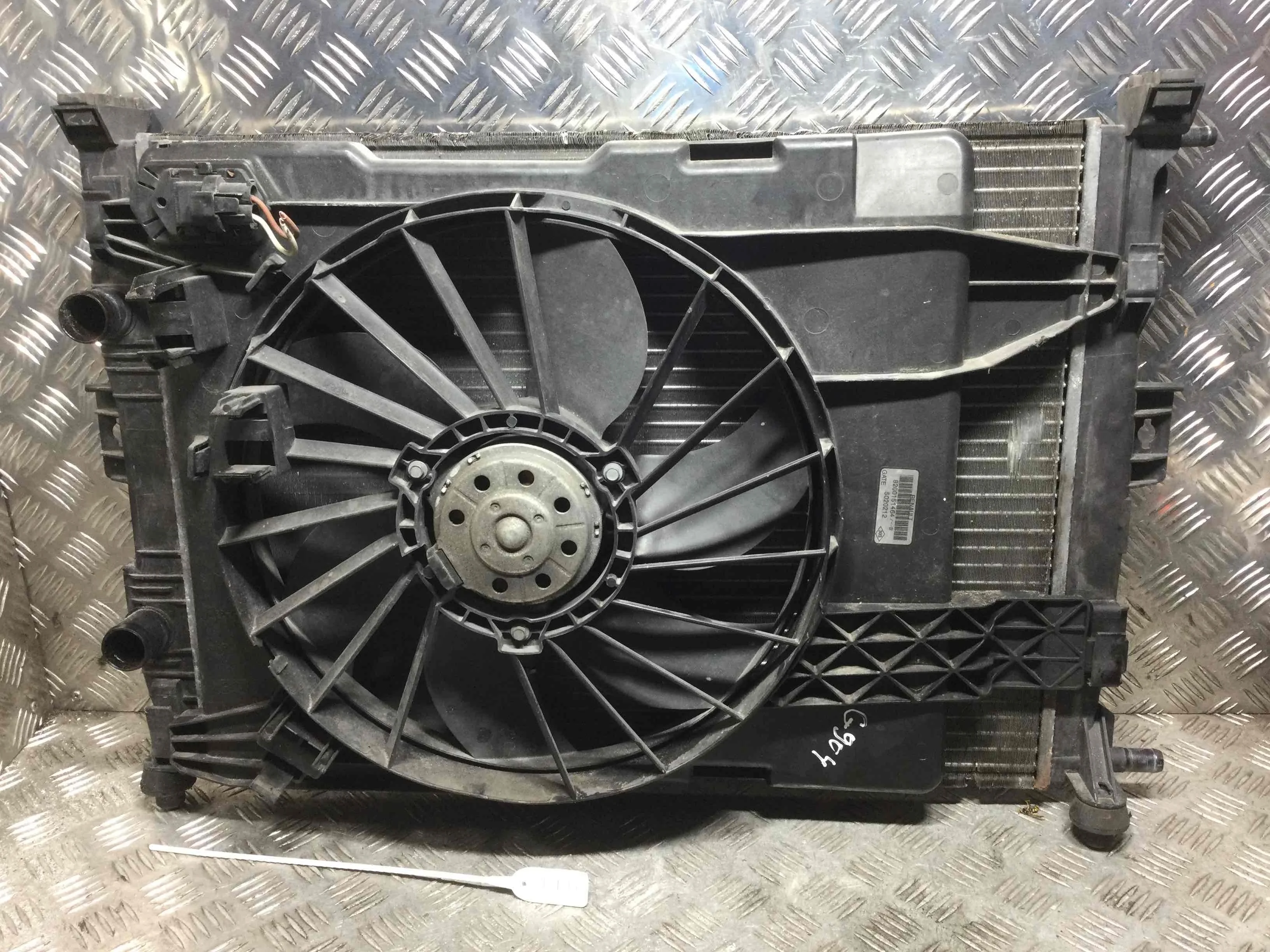 Радиатор (основной) Renault Megane Megane II (KM,LM) 2003 - 2009 бензин 1.6 i Механика Х/б