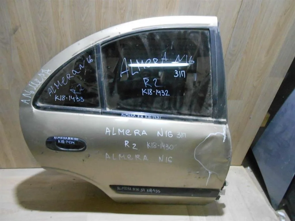 Дверь задняя правая Nissan Almera (N16) 2000-2006