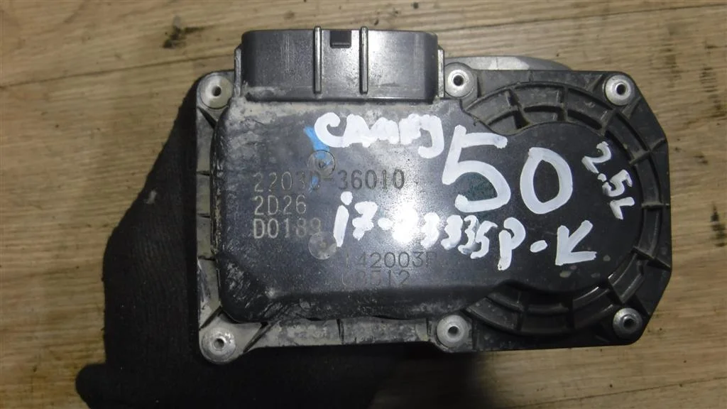 Заслонка дроссельная электрическая Toyota Camry XV50 2011-2017