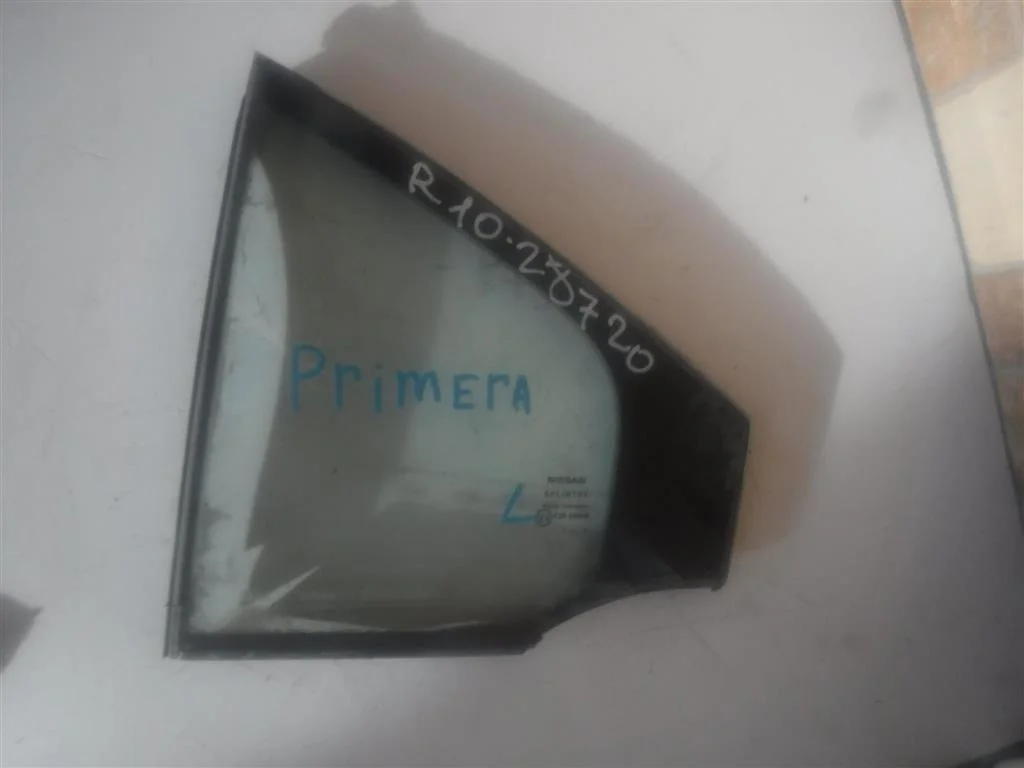 Стекло двери задней левой (форточка) Nissan Primera (P12) 2001-2008