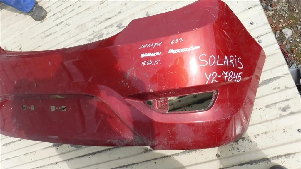 Бампер задний Hyundai Solaris I 2010-2017