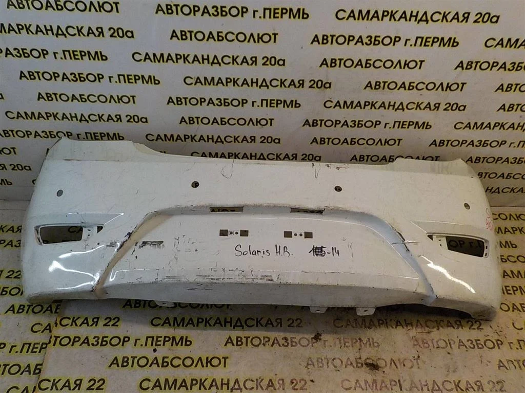 Бампер задний Hyundai Solaris I 2010-2017