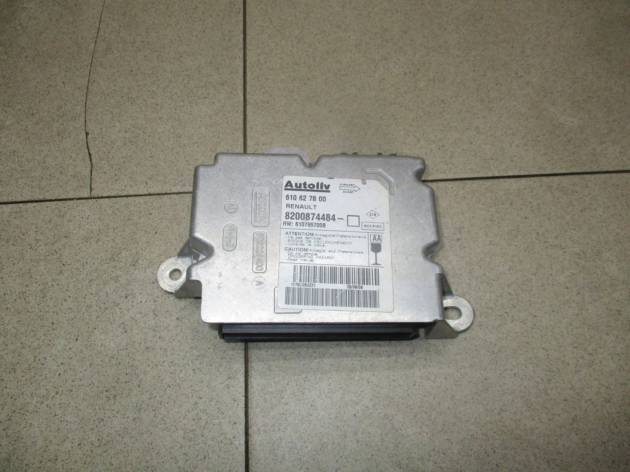 Блок управления AIR BAG Renault Megane II 2002-2009
