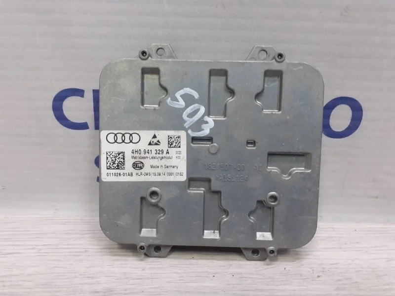 Блок управления фарой Audi A8 2014 4H0941329A D4 3.0 CRE