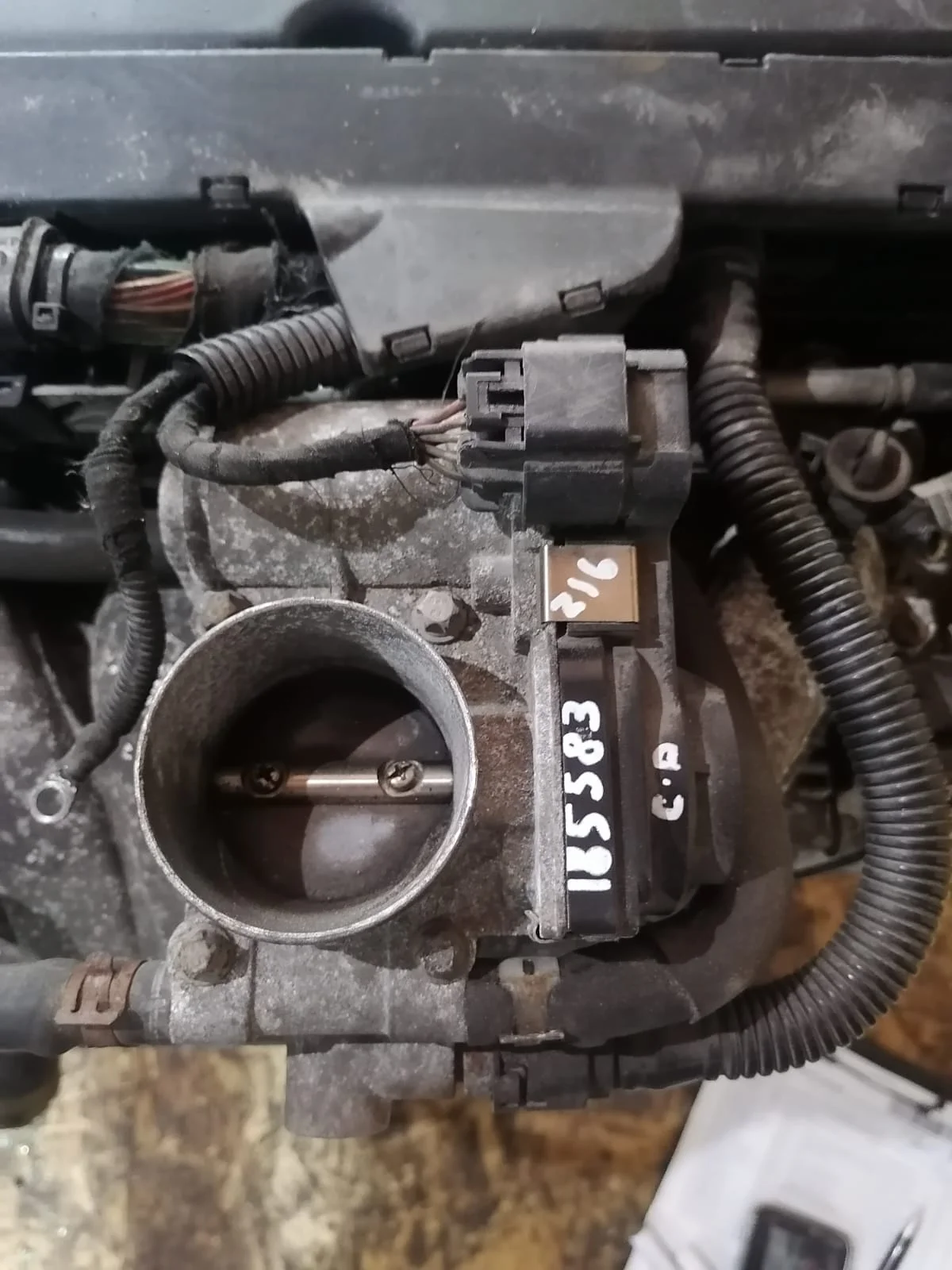 Дроссельная заслонка OPEL ASTRA H, CORSA D, ZAFIRA B Z16XEP 2004- электрическая б/у ASTRA H(2004-2014);ZAFIRA B(2005-2014)