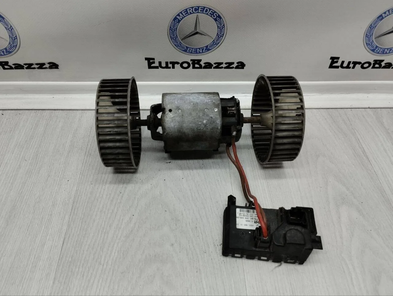 Моторчик печки с резистором Mercedes W221