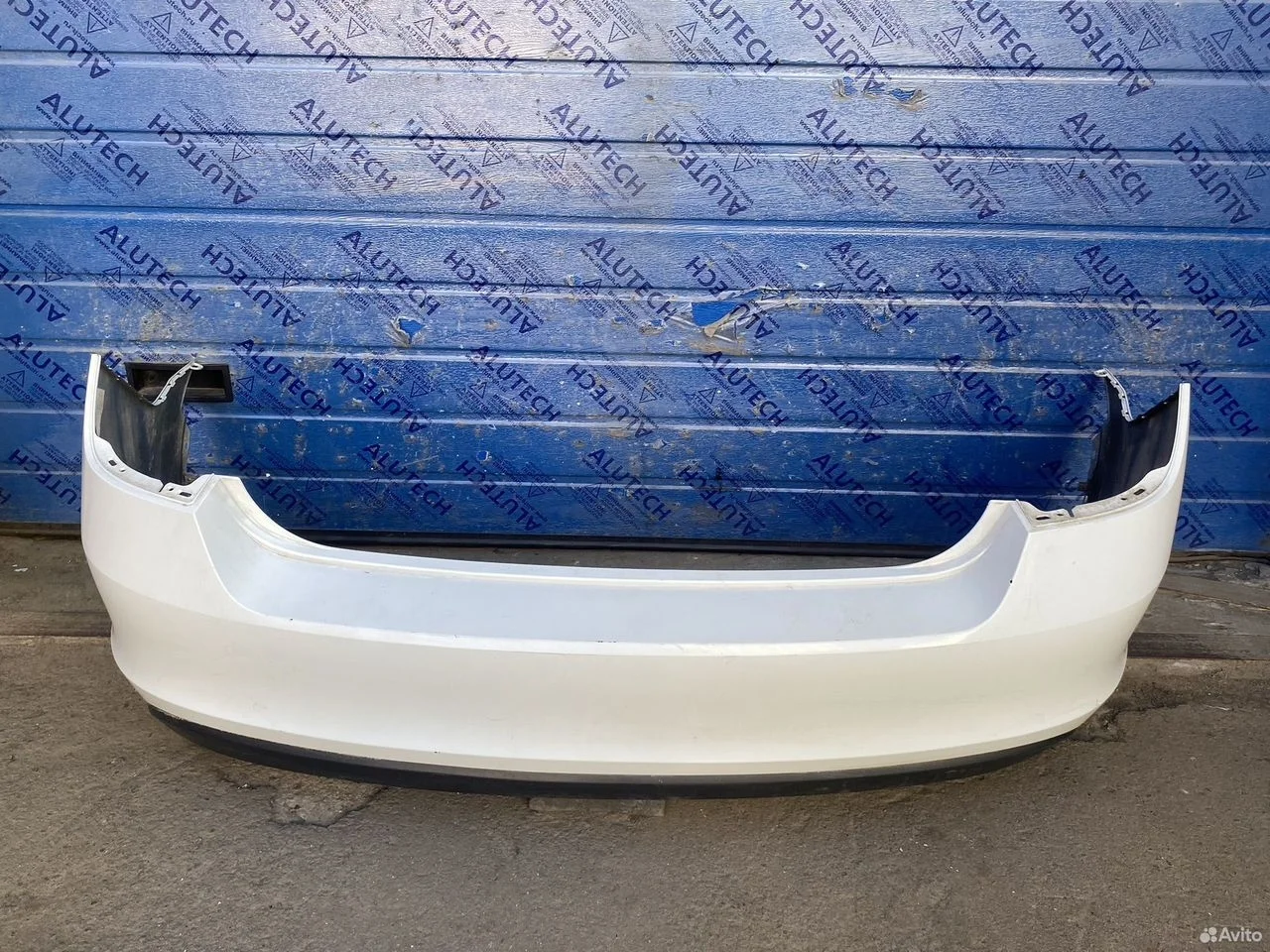 Бампер задний skoda rapid