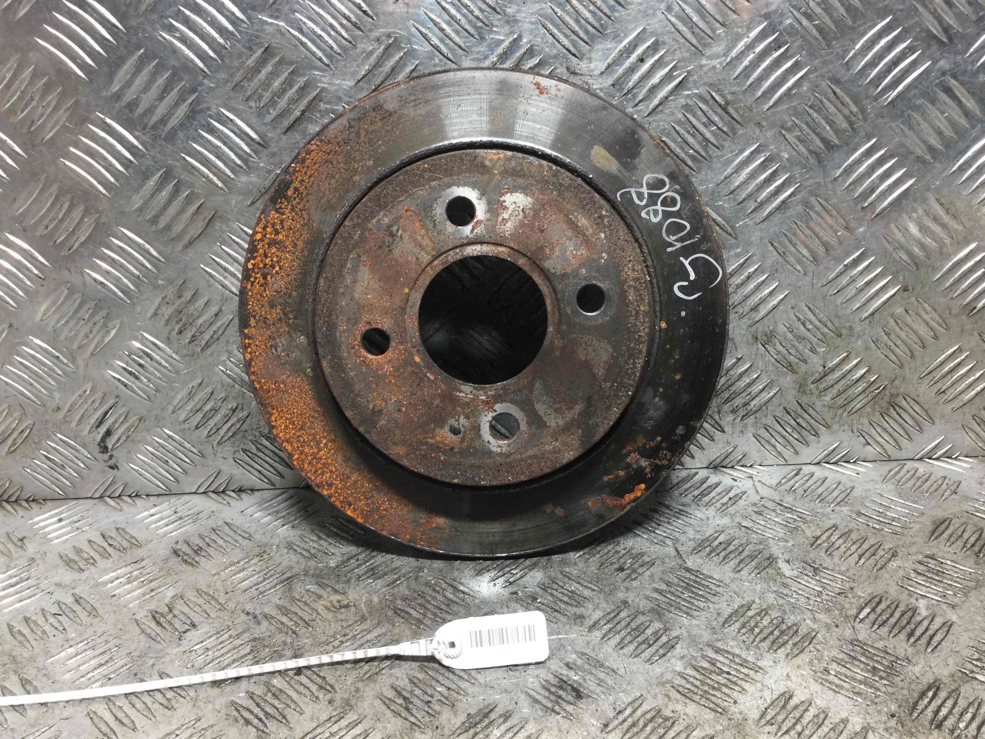 Диск тормозной передний Ford Focus 1 поколение [рестайлинг] (2001-2005) бензин 1.8 i Механика Х/б