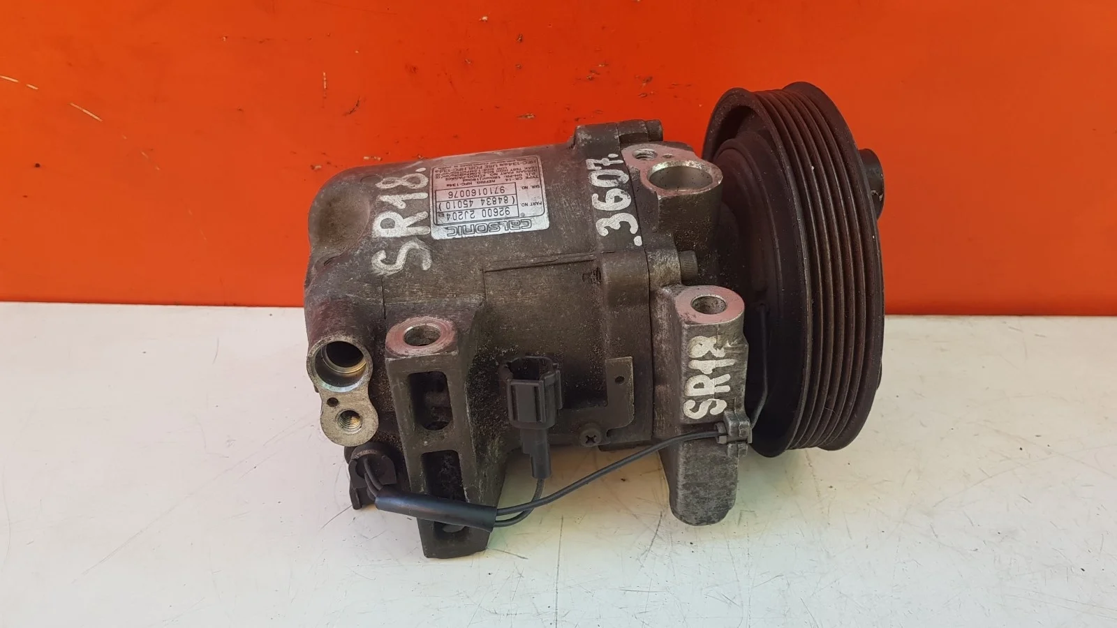 компрессор кондиционера NISSAN AVENIR 1, W10   НИССАН   АВЕНИР   ЕКСПЕРТ   EXPERT    926002j204 1990-1999 (контрактная запчасть)