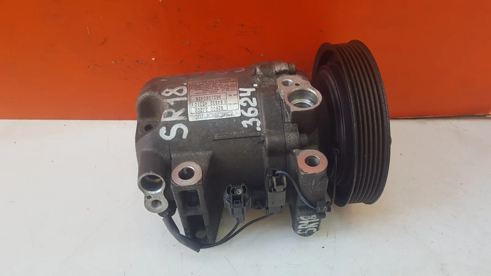компрессор кондиционера NISSAN BLUEBIRD 10, EU14   НИССАН   БЛЮБЕРД   БЛУБЕРД    926002j202 1996-2001 (контрактная запчасть)