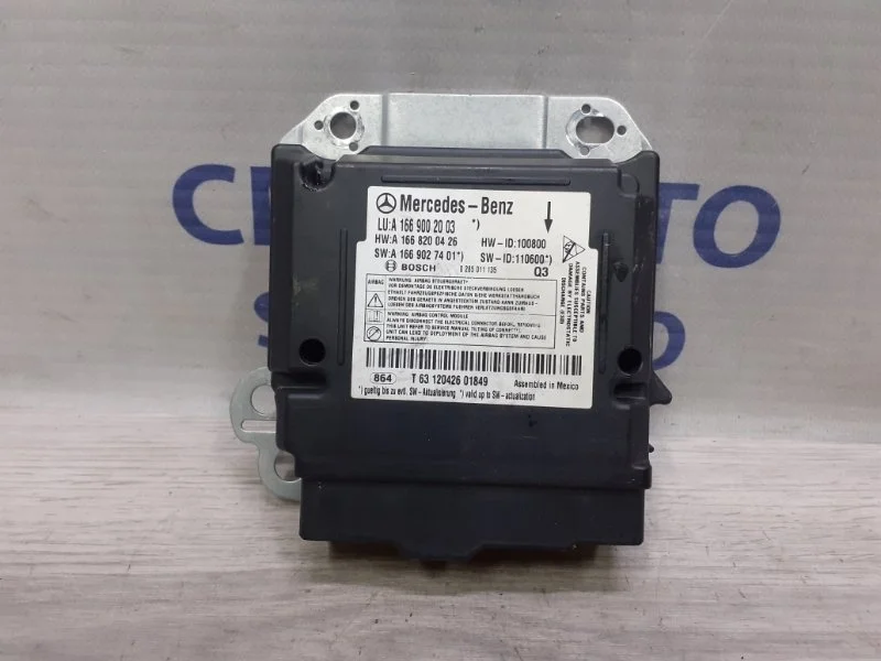 Блок управления Airbag SRS Mercedes-Benz Ml A1669002003 W166 3.5