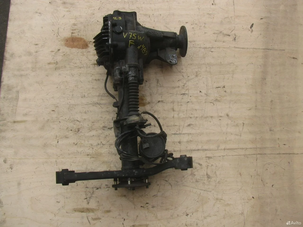 Передний редуктор mitsubishi pajero 3 4 43/10