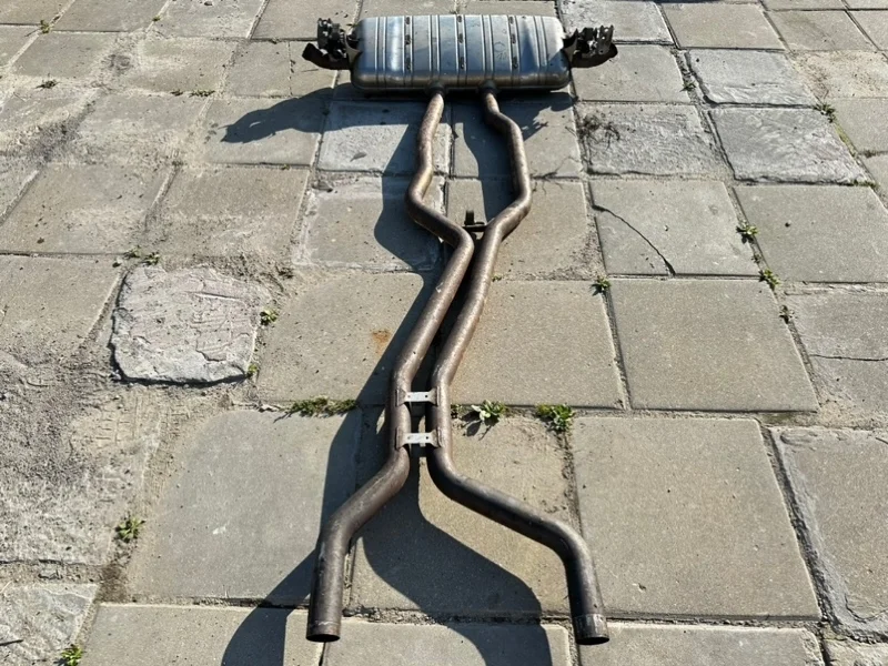Глушитель в сборе Porsche Cayenne 2 2011-2017 958 (92A)
