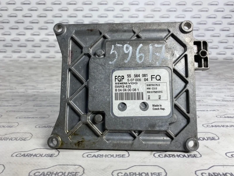 Блок управление двигателя Opel Astra H A04 1.8