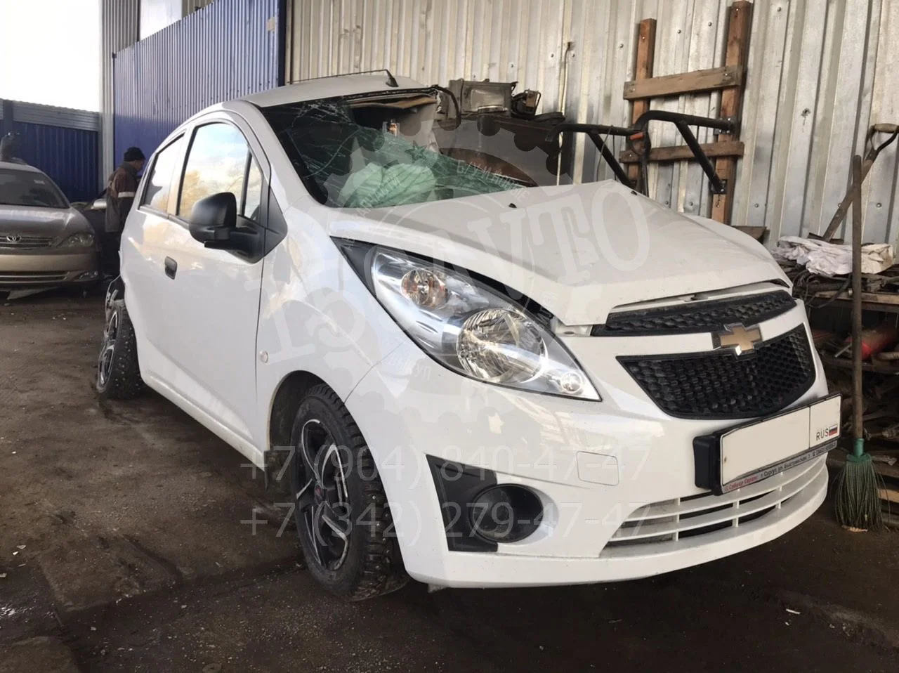 Продажа Chevrolet Spark 1.0 (68Hp) (B10D1) FWD AT по запчастям