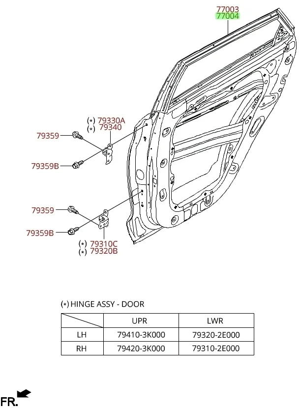 Дверь Hyundai Tucson 2015-2021 TL