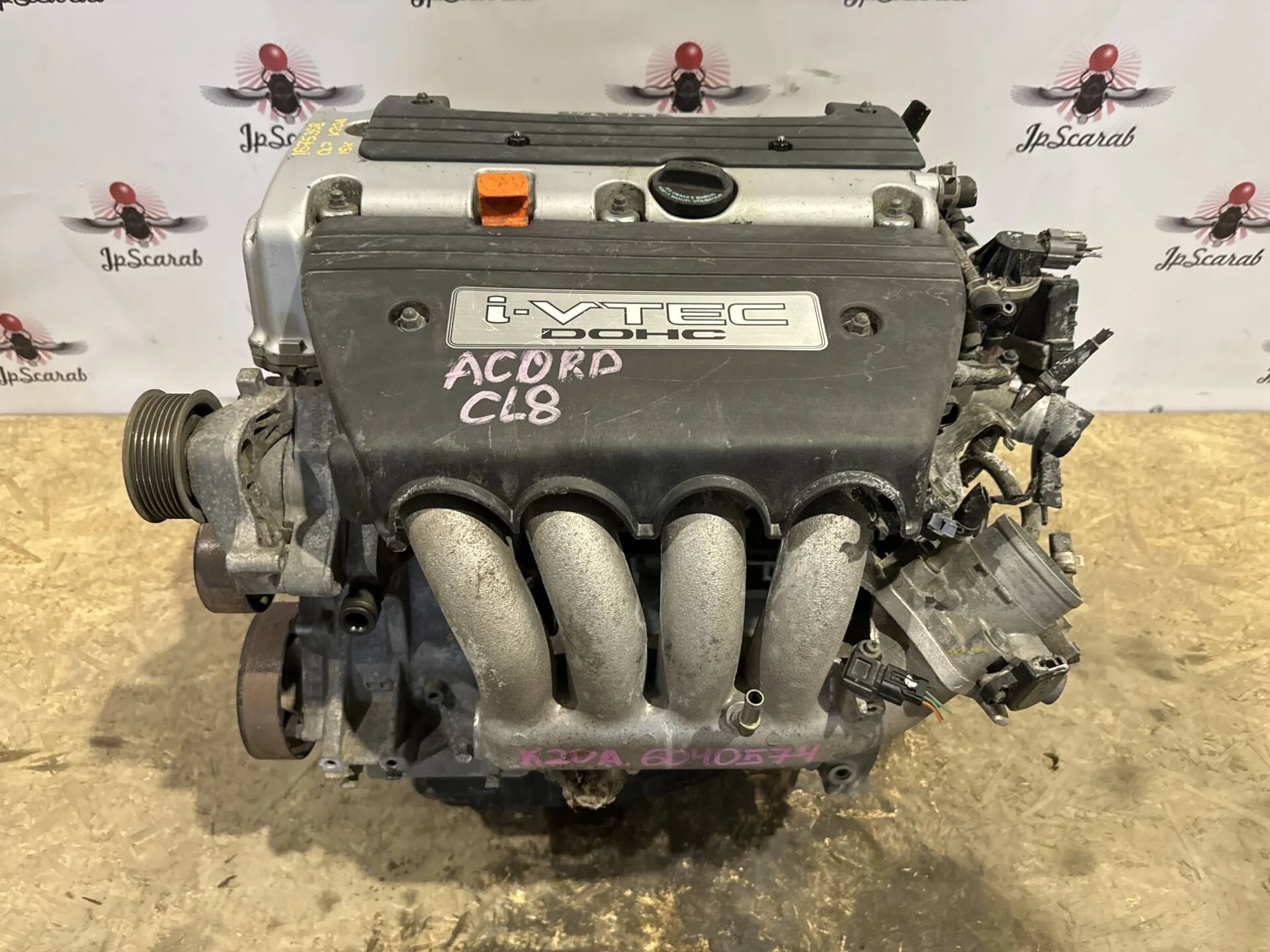 Двигатель Honda Accord 7 CL7 K20A 2.0