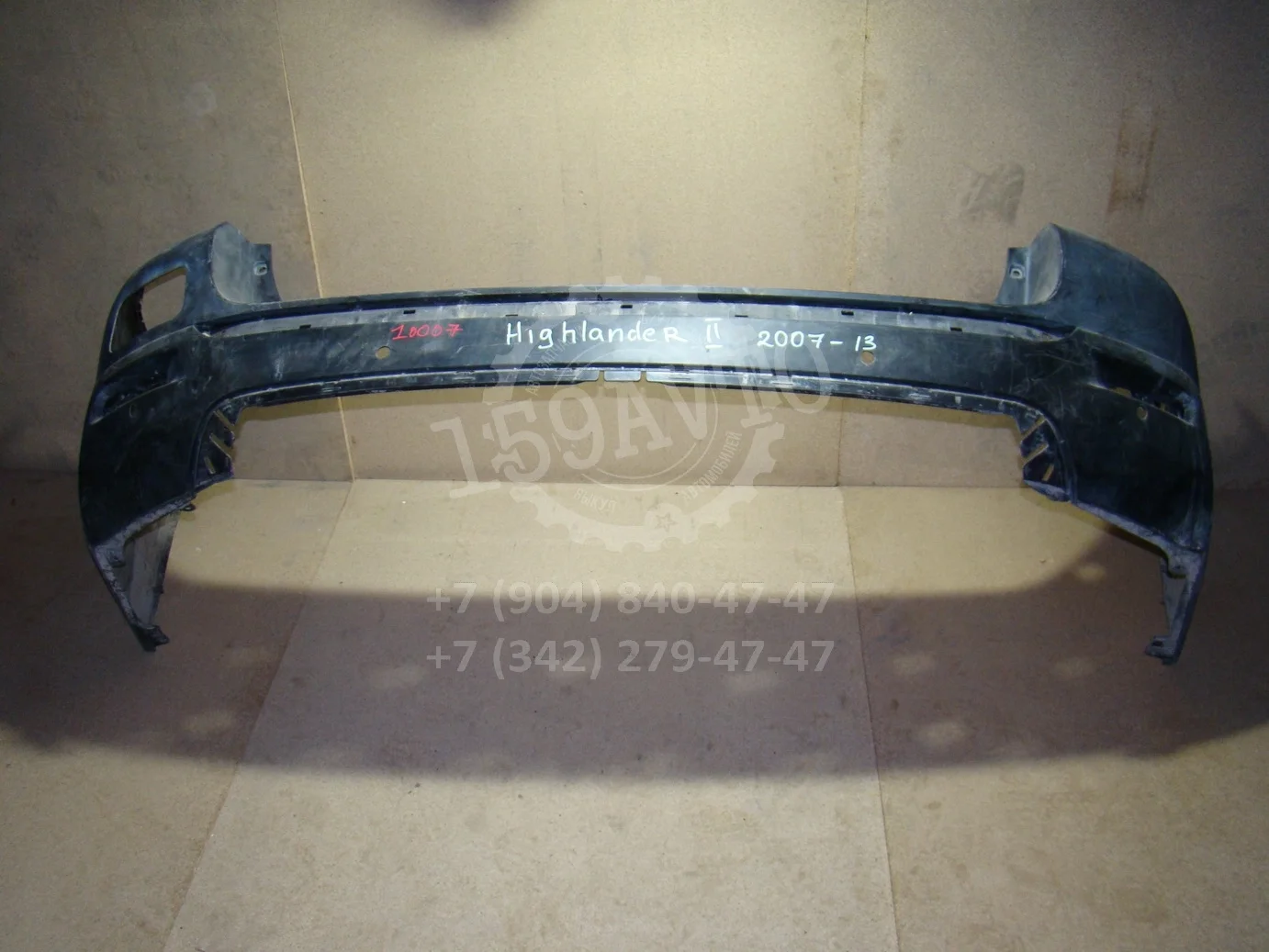 бампер Toyota Highlander II (XU40) 2007-2013