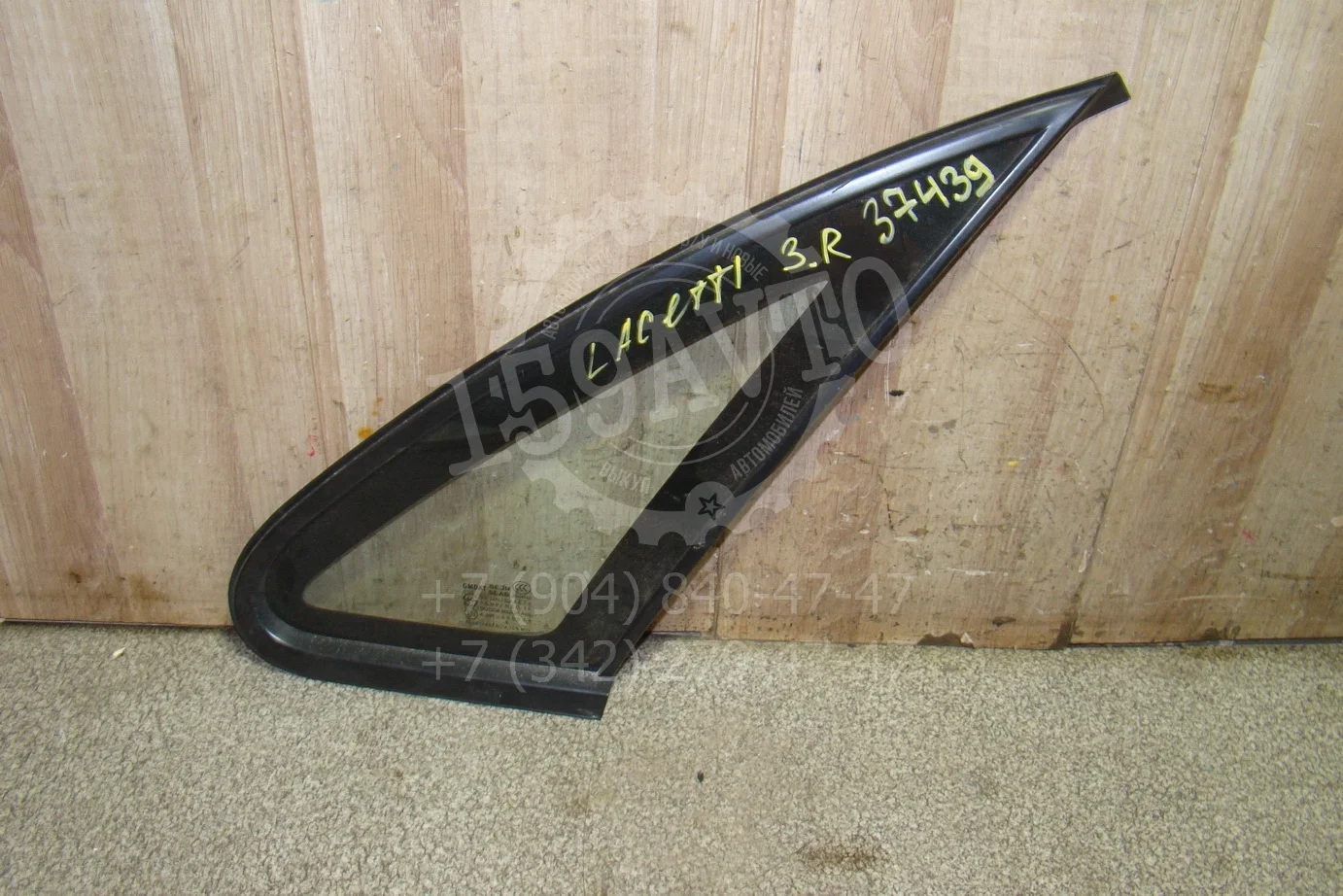 Стекло кузовное глухое правое Chevrolet Lacetti (J200) 2002-2013