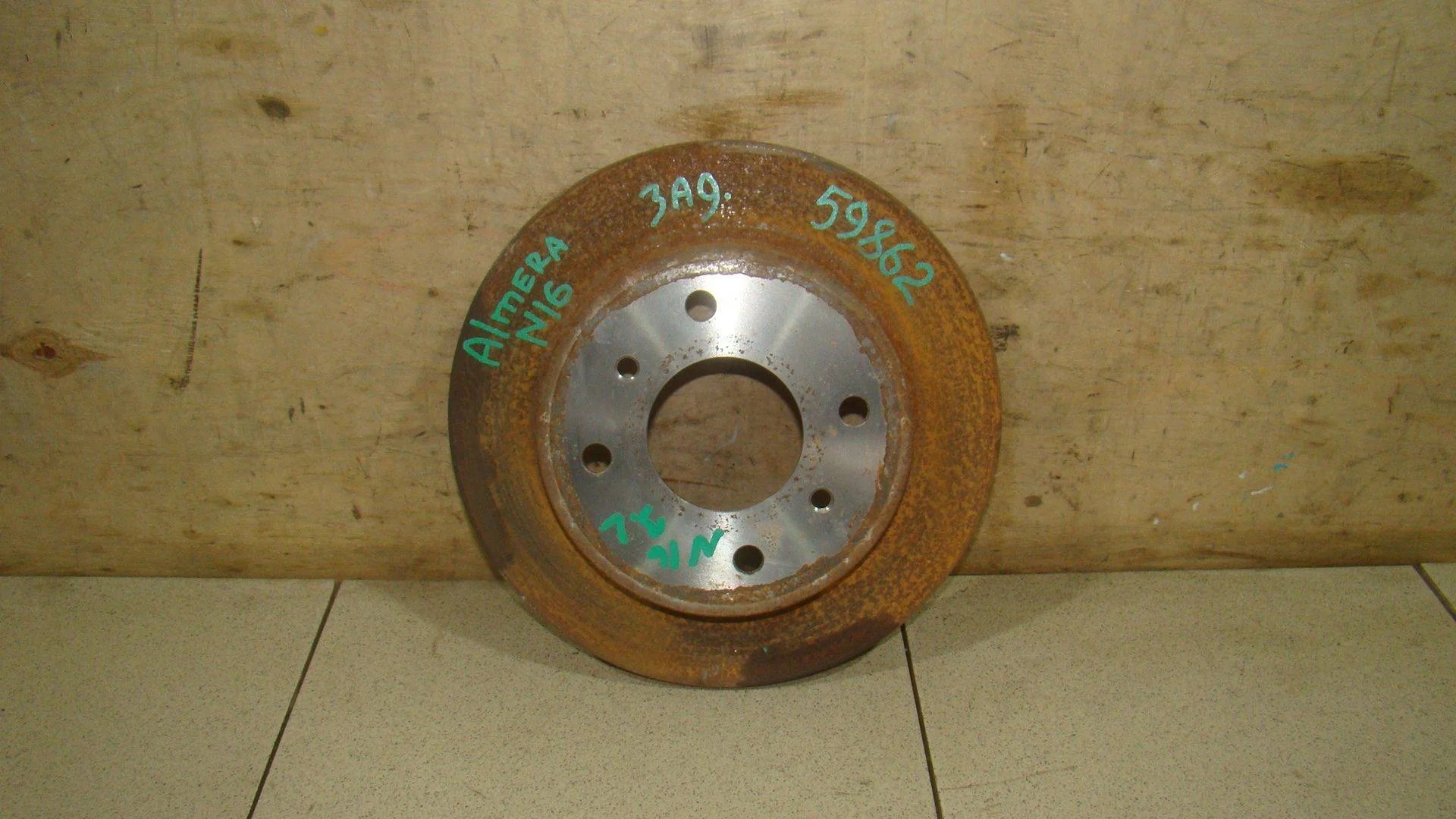 диск тормозной Nissan Almera (N16) 2000-2006