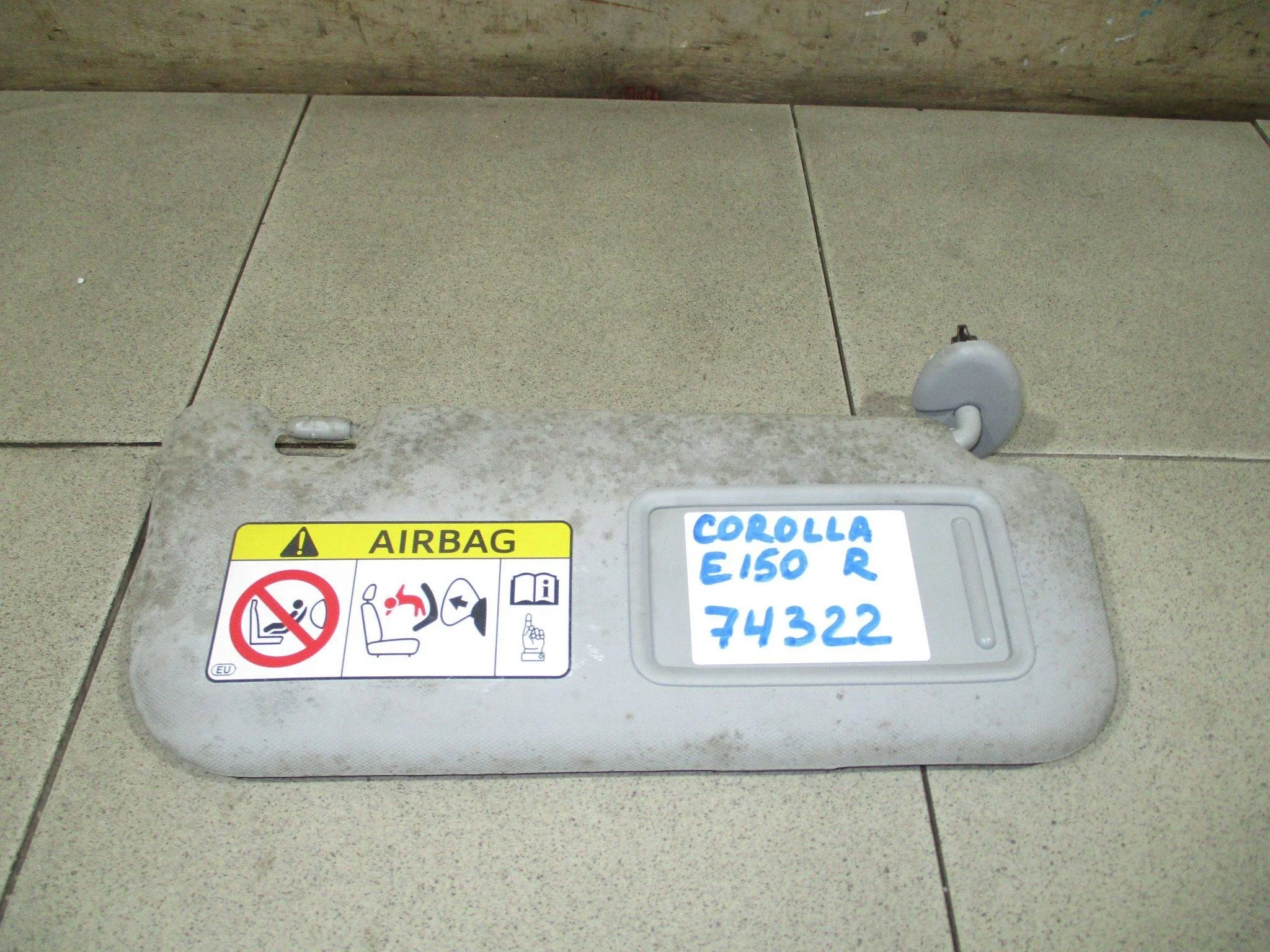 козырек солнцезащитный Toyota Corolla (E150) 2006-2013