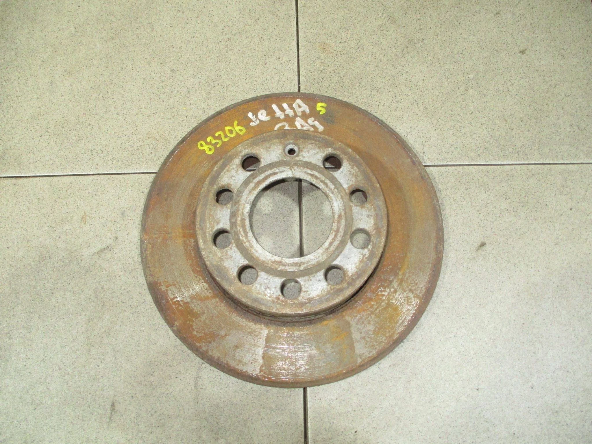 Диск тормозной задний Volkswagen Jetta V (1K) 2005-2011