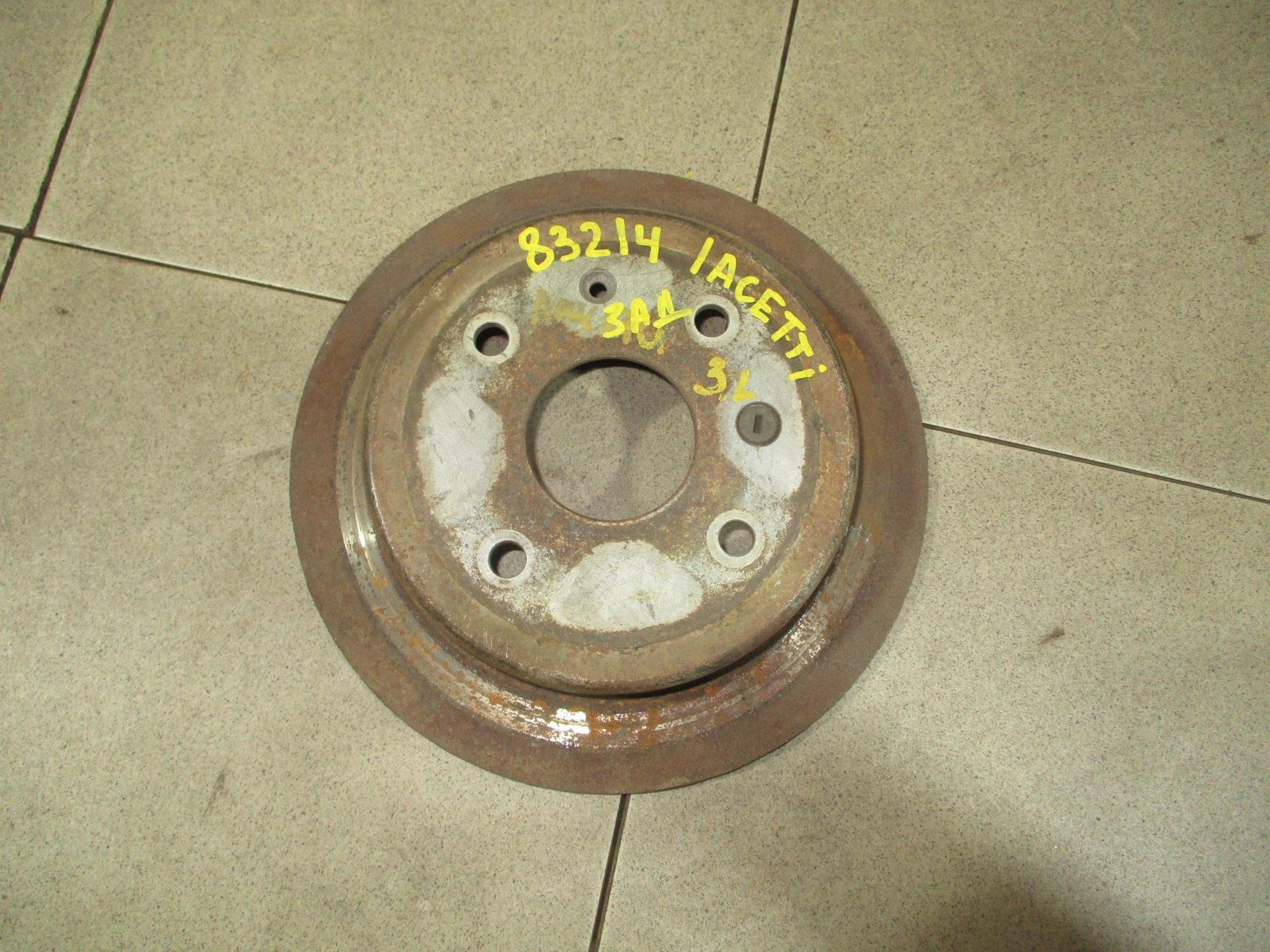 Диск тормозной задний Chevrolet Lacetti (J200) 2002-2013