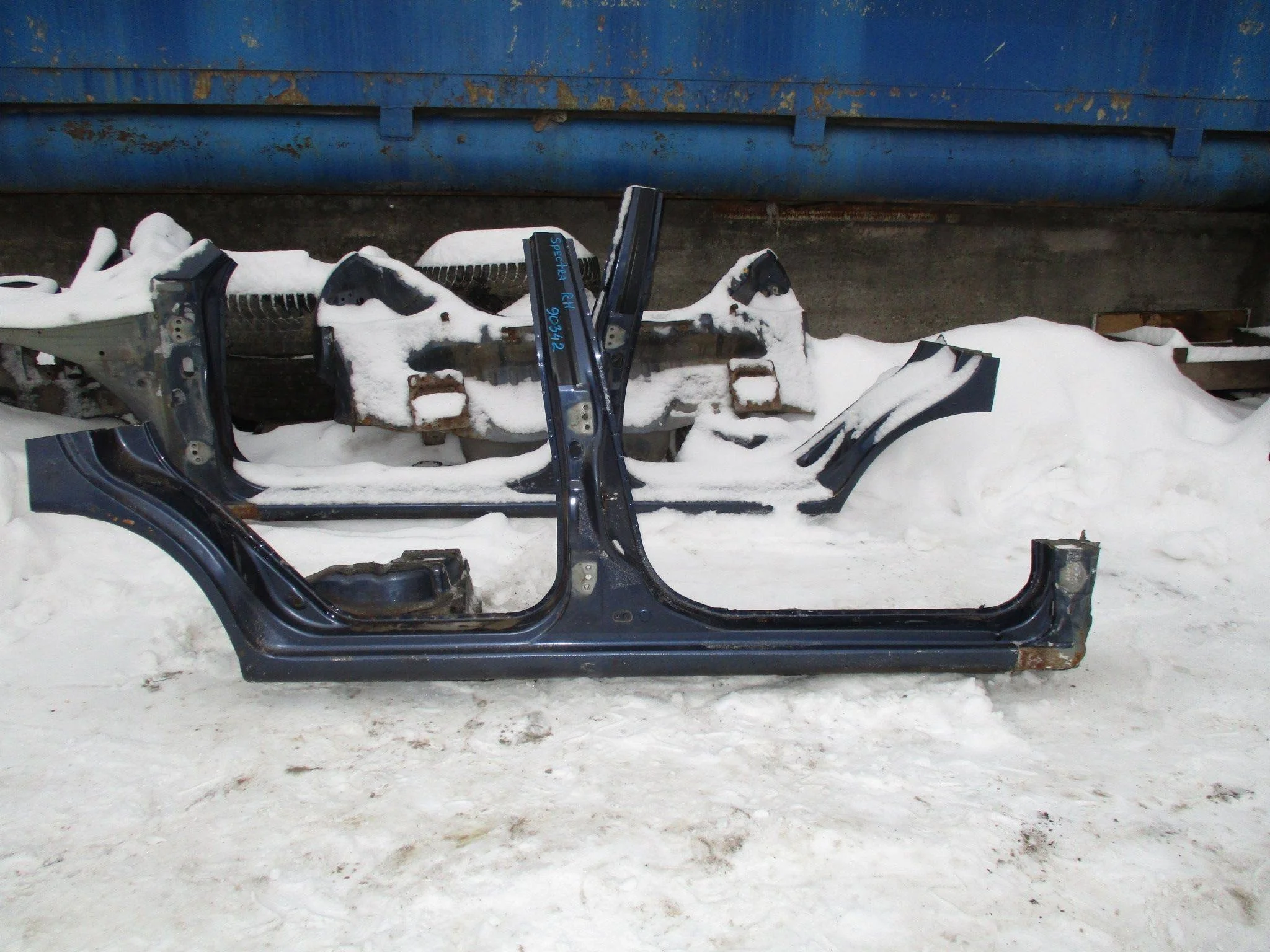 порог со стойкой Kia Spectra 2000-2011