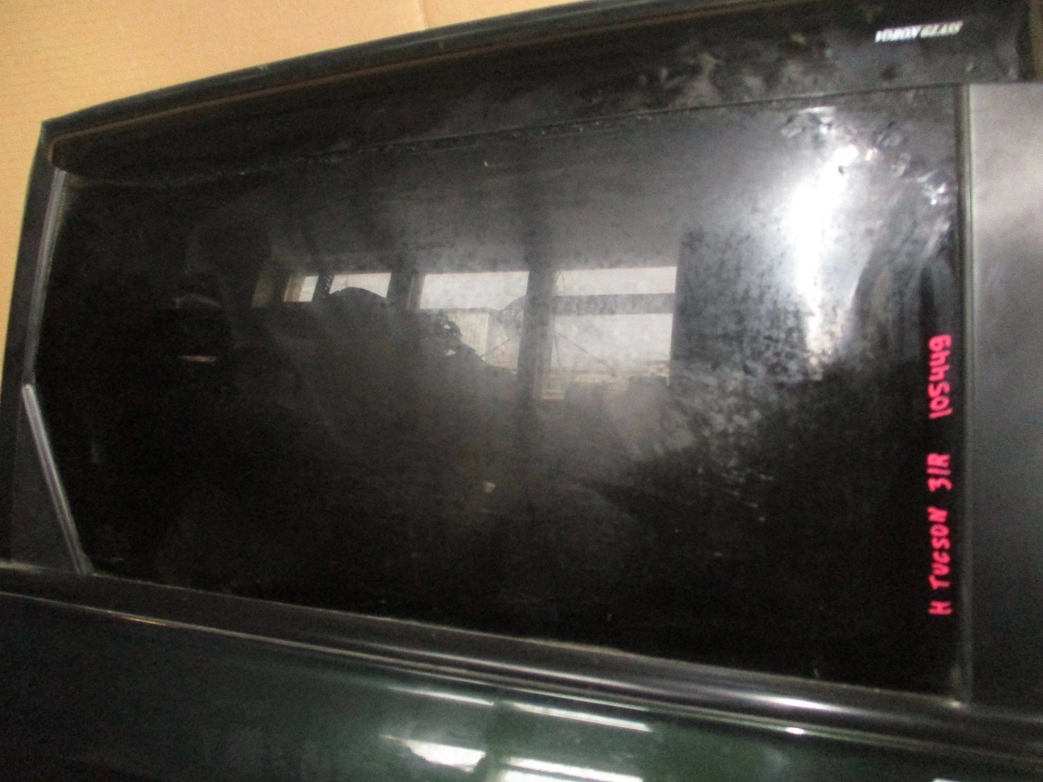 Стекло двери задней правой Hyundai Tucson (JM) 2004-2009