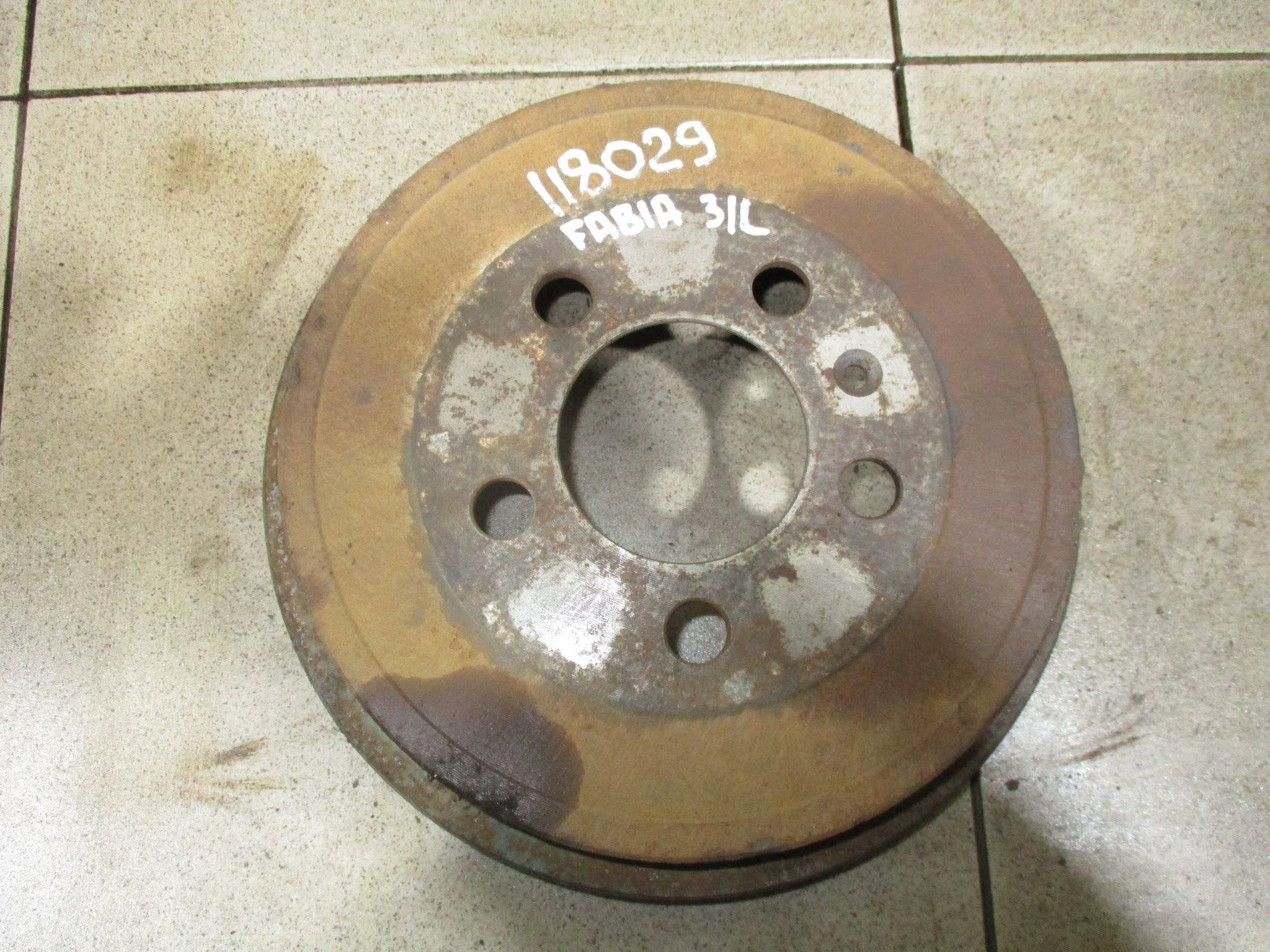 барабан тормозной Skoda Fabia I (6Y) 1999-2007