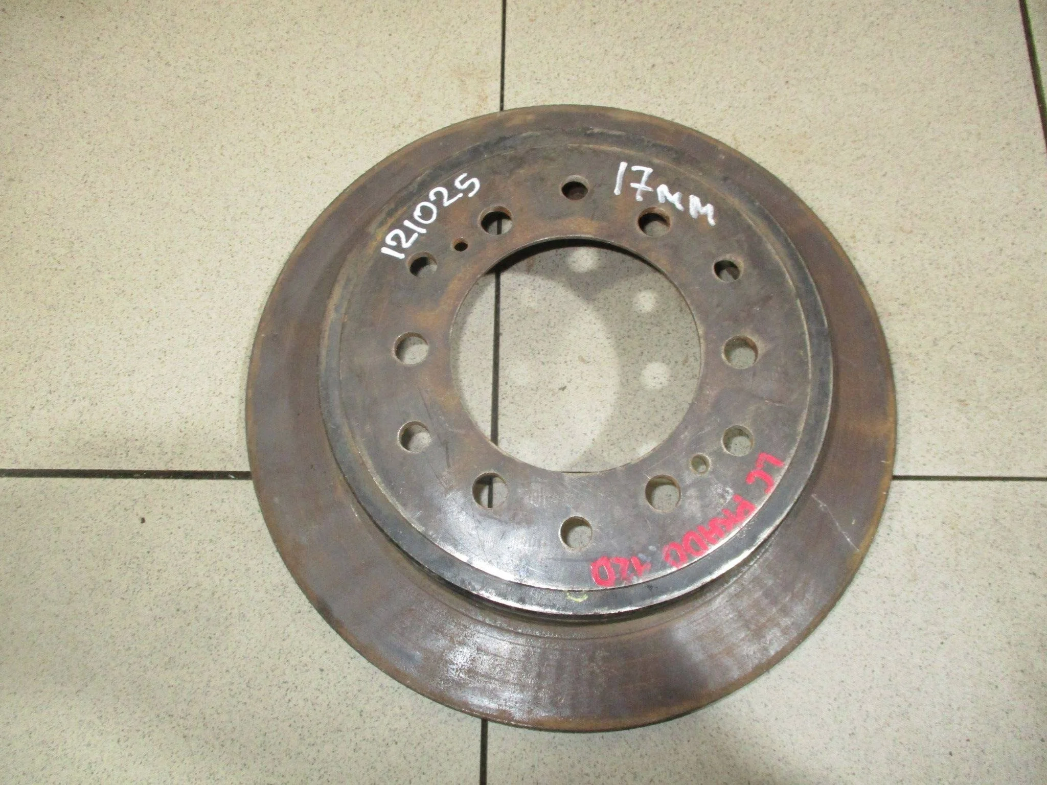 диск тормозной Toyota Land Cruiser Prado 120 2002-2009