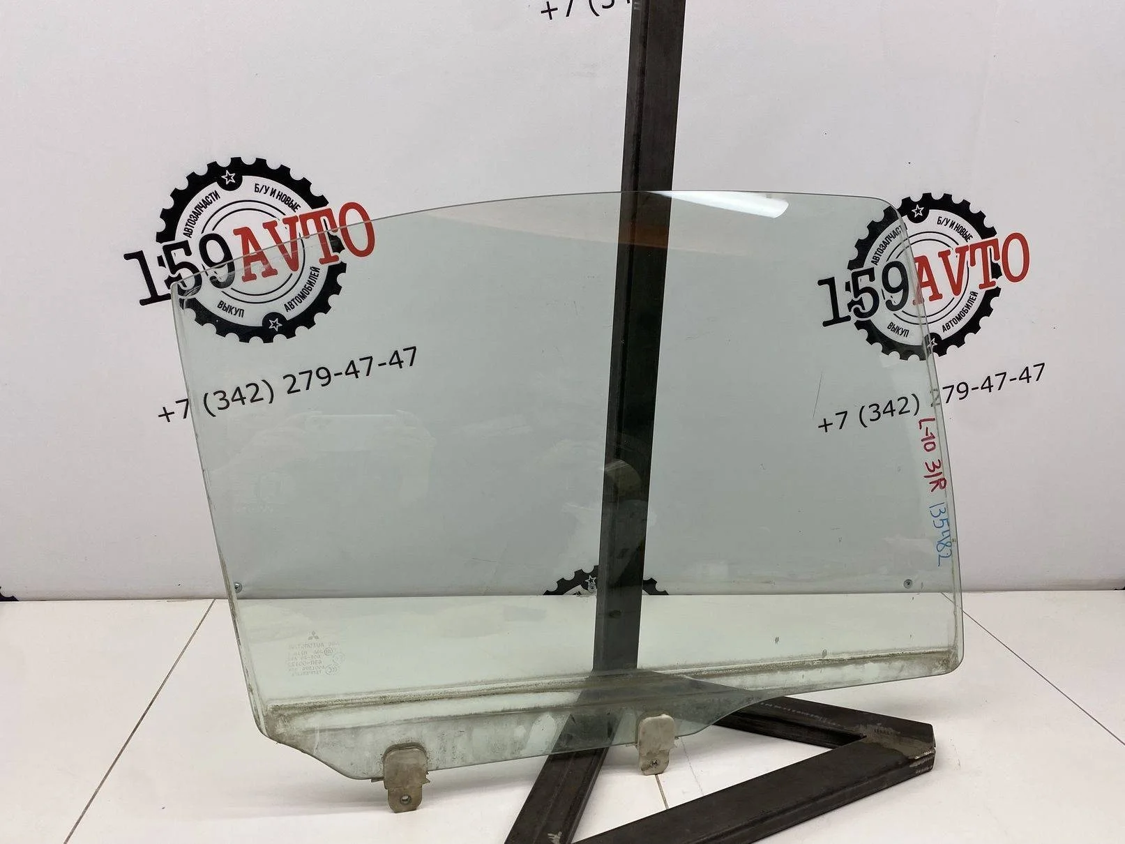 Стекло двери задней правой Mitsubishi Lancer 10 (CY) 2007-2017