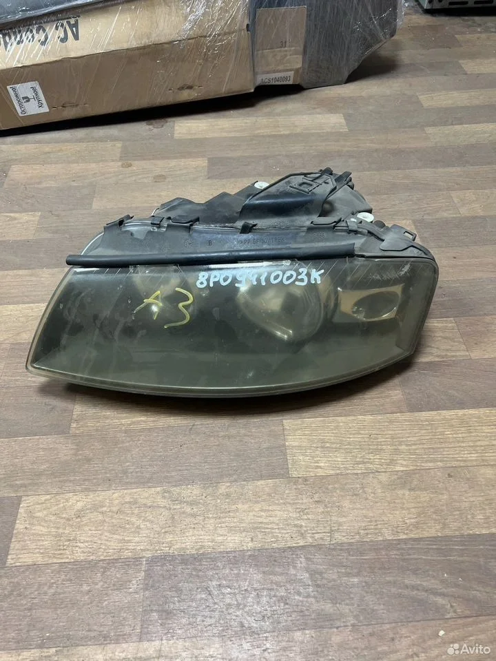 Фара галоген левая audi 8p0941003k vag