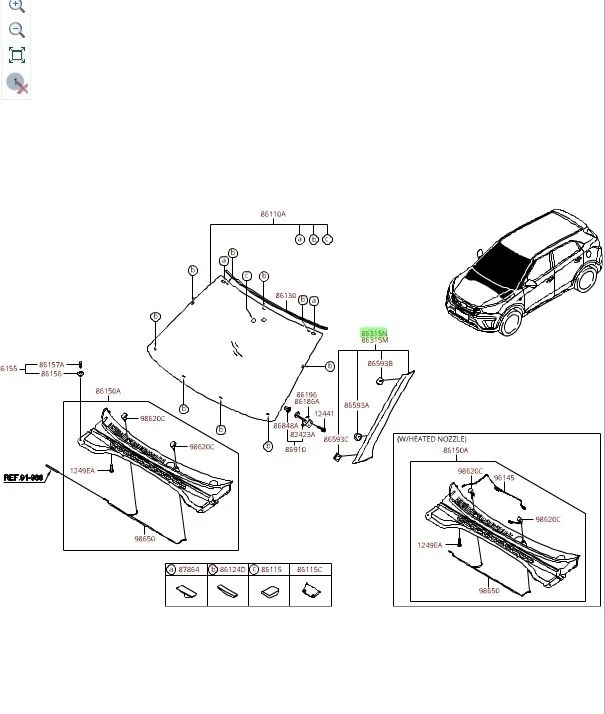 Накладка кузова Hyundai Creta 2015-2021 GS