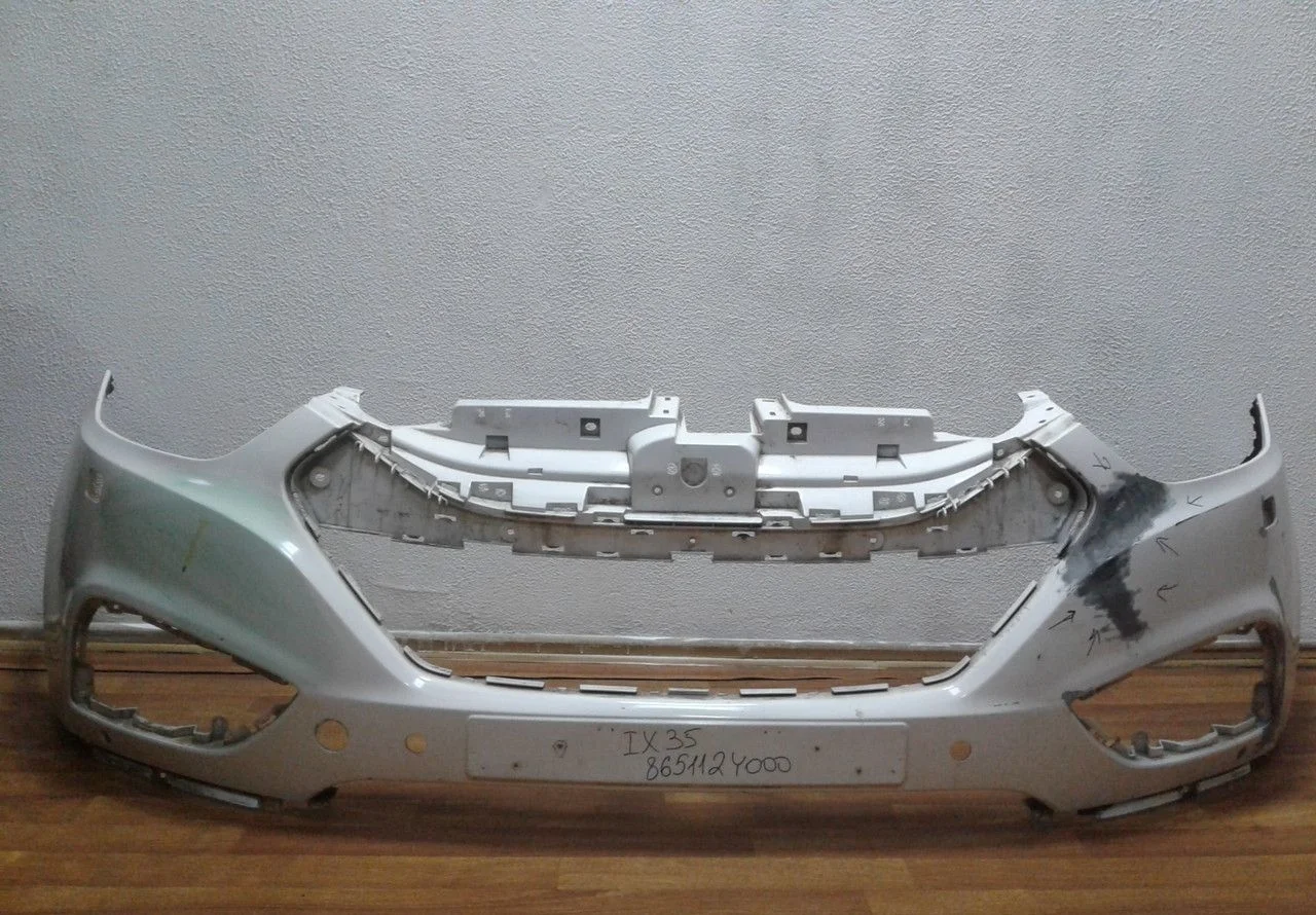 Бампер передний Hyundai ix35 (после ремонта) oem 865112y000